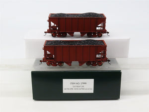 On30 Scale Bachmann 27999 Unlettered 2-Bay Steel Hopper Car 2-Pack