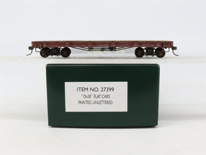 On30 Scale Bachmann 27399 Unlettered Flatcar Weathered