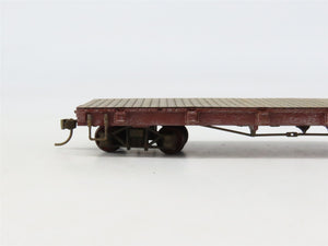 On30 Scale Bachmann 27399 Unlettered Flatcar Weathered