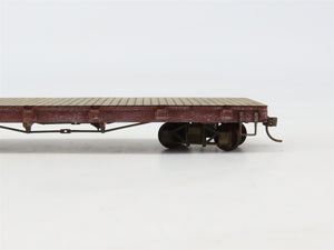 On30 Scale Bachmann 27399 Unlettered Flatcar Weathered