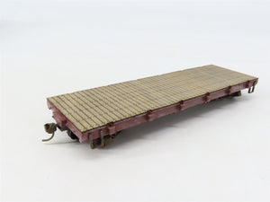On30 Scale Bachmann 27399 Unlettered Flatcar Weathered
