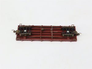 On30 Scale Bachmann 27399 Unlettered Flatcar Weathered
