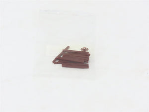 On30 Scale Bachmann 27399 Unlettered Flatcar Weathered