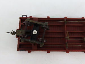On30 Scale Bachmann 27399 Unlettered Flatcar Weathered