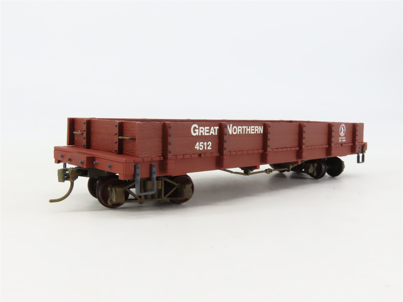 On30 Scale Bachmann 27211 GN Great Northern Gondola #4512 Weathered