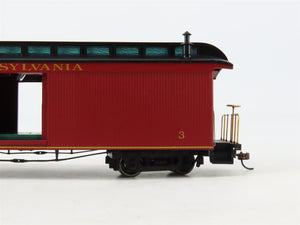 On30 Scale Bachmann 26414 PRR Pennsylvania Baggage Passenger Car #3 wLights