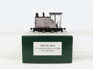 On30 Scale Bachmann 28161 Midwest Quarry & Mining 0-4-0 Gas Mechanical Loco wDCC