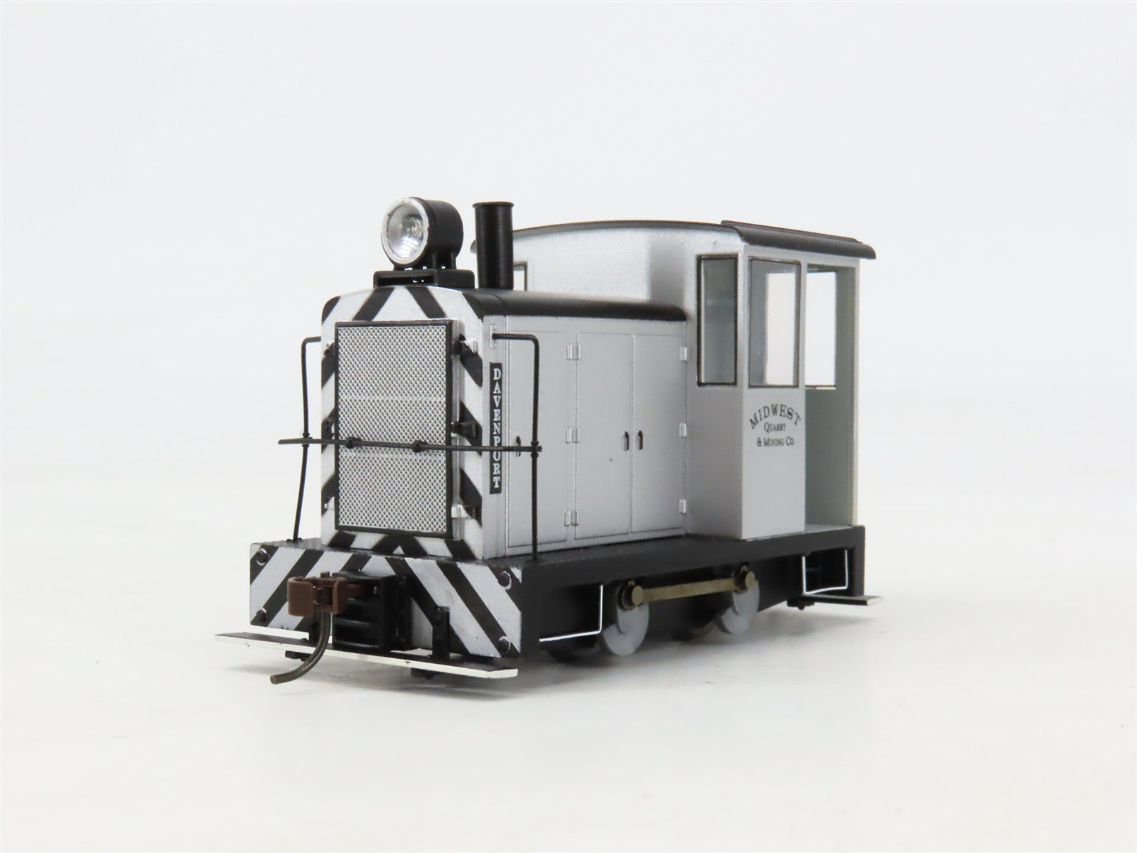On30 Scale Bachmann 28161 Midwest Quarry & Mining 0-4-0 Gas Mechanical Loco wDCC