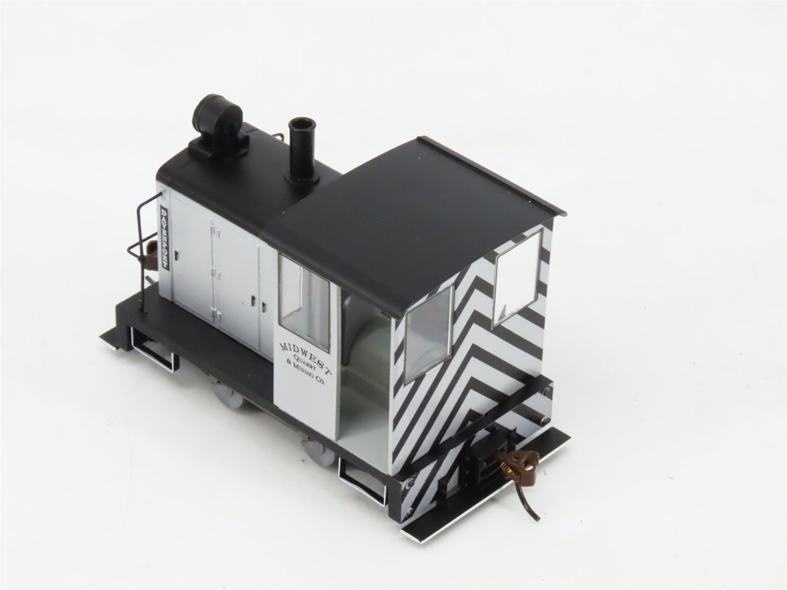On30 Scale Bachmann 28161 Midwest Quarry & Mining 0-4-0 Gas Mechanical Loco wDCC