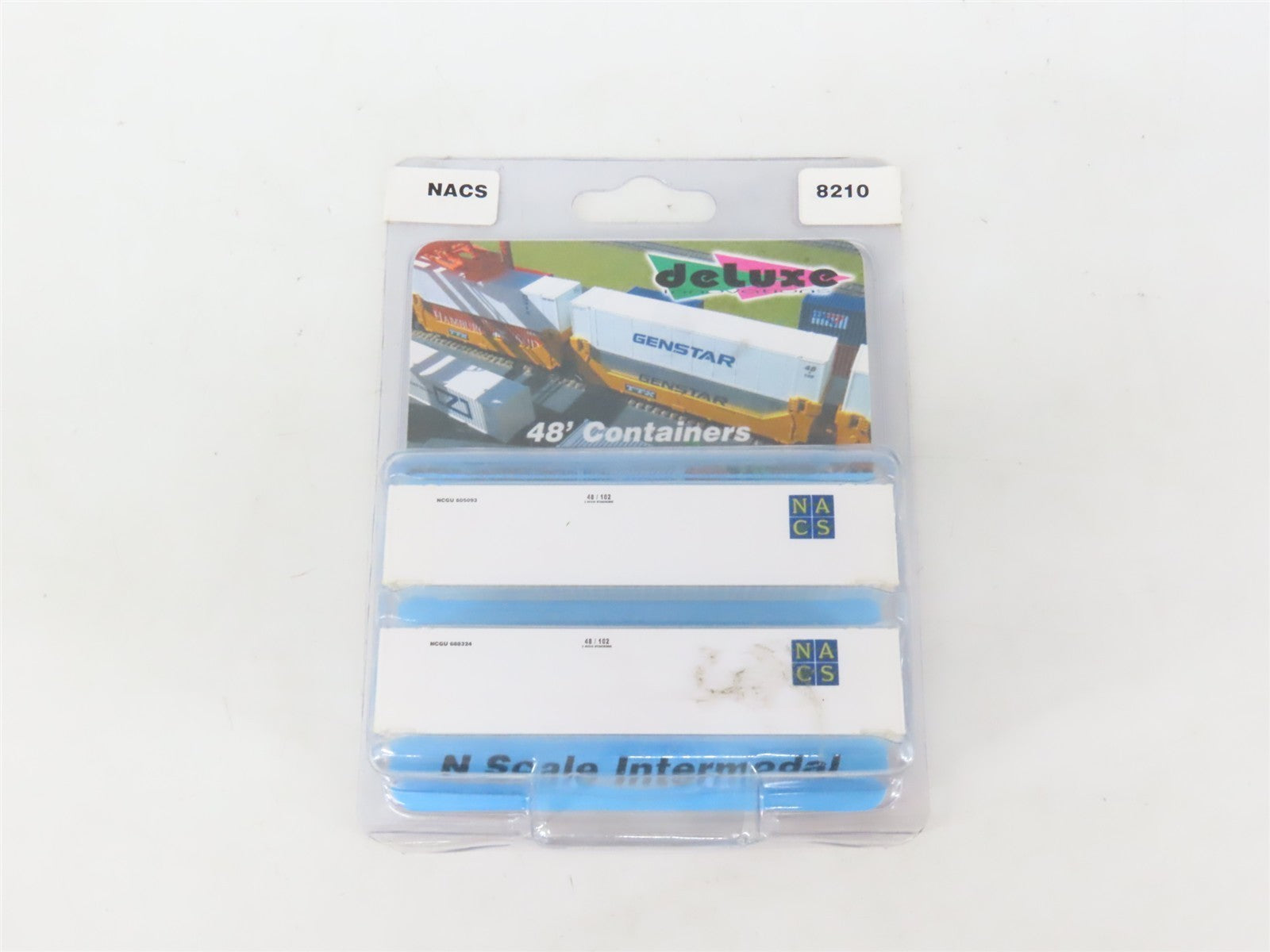 N Scale Deluxe Innovations 8210 NACS NCGU 48' Intermodal Container 2-Pack