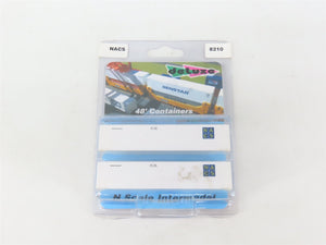 N Scale Deluxe Innovations 8210 NACS NCGU 48' Intermodal Container 2-Pack