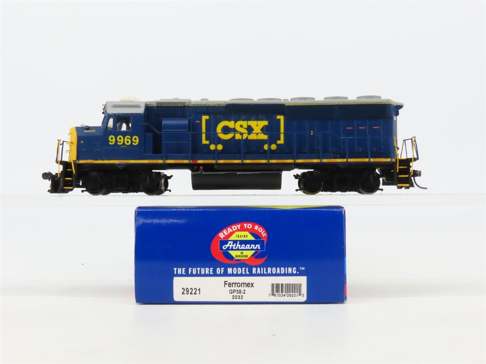 HO Scale Athearn CSX Railroad GP40WH-2 Diesel Locomotive #9969 CUSTOM