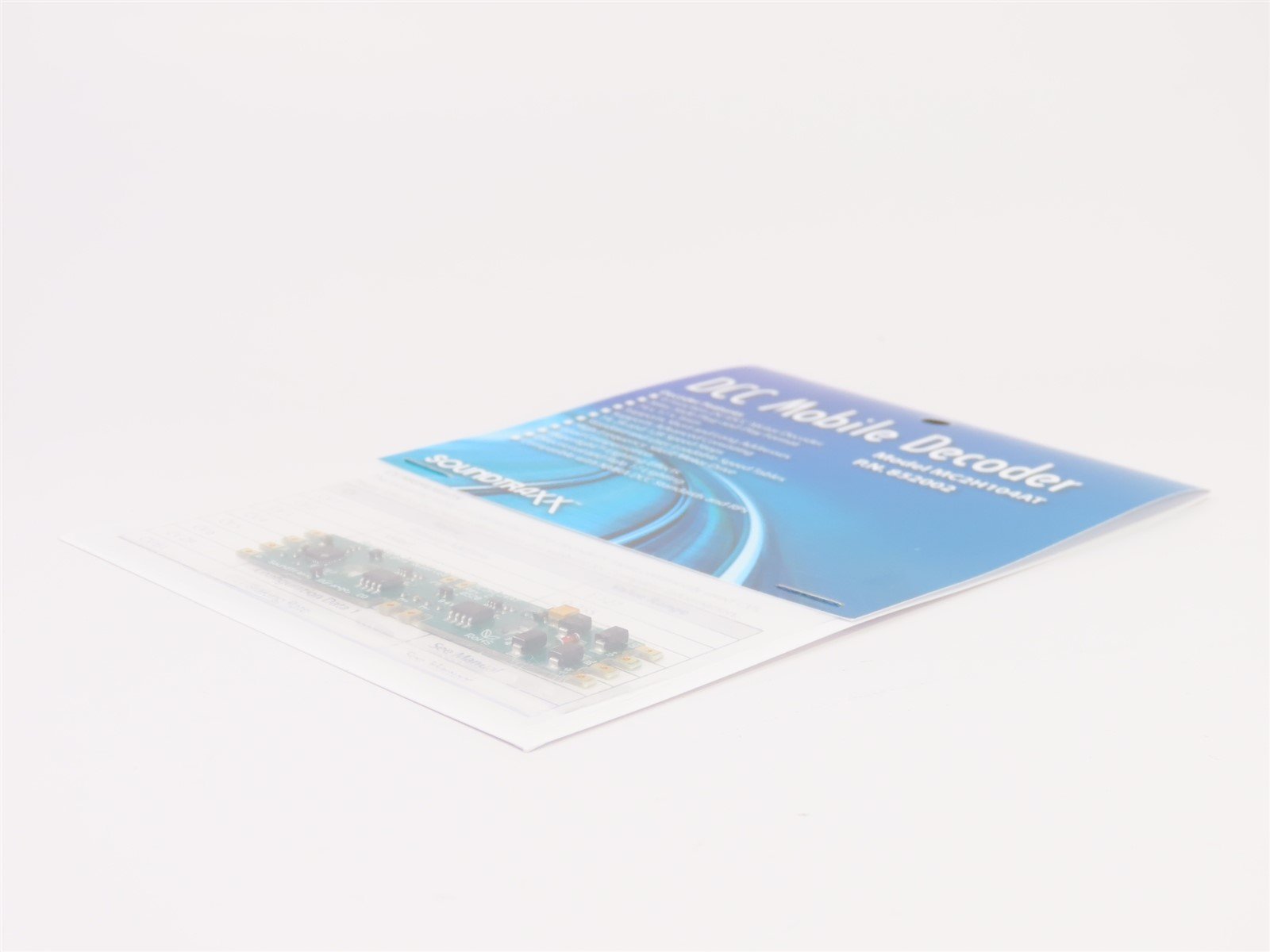 Soundtraxx 852002 MC2H104AT 4-Function DCC Mobile Decoder Atlas Style 1-Amp