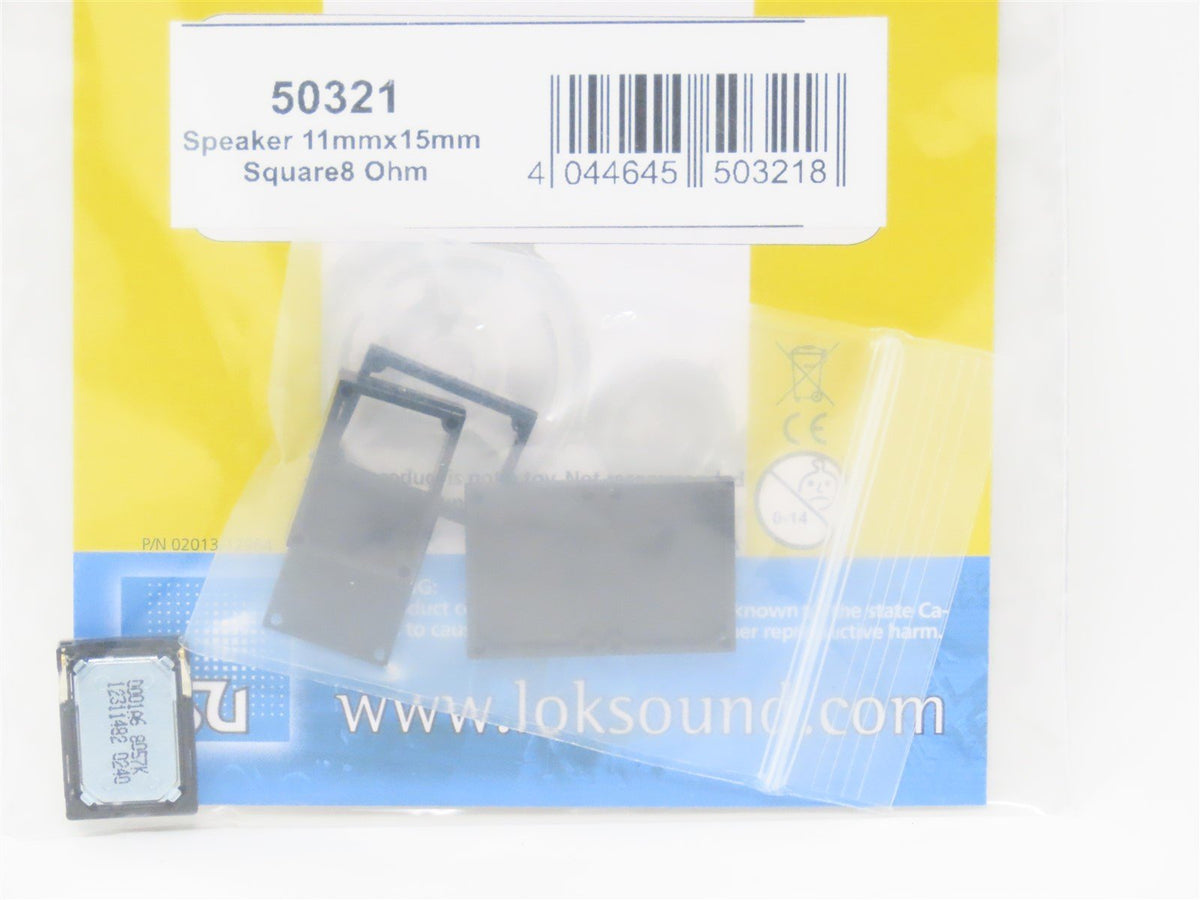 ESU LokSound 50321 15x11mm Sugar Cube Speaker w/4-Piece Sound Chamber 8Ohm 0.5W