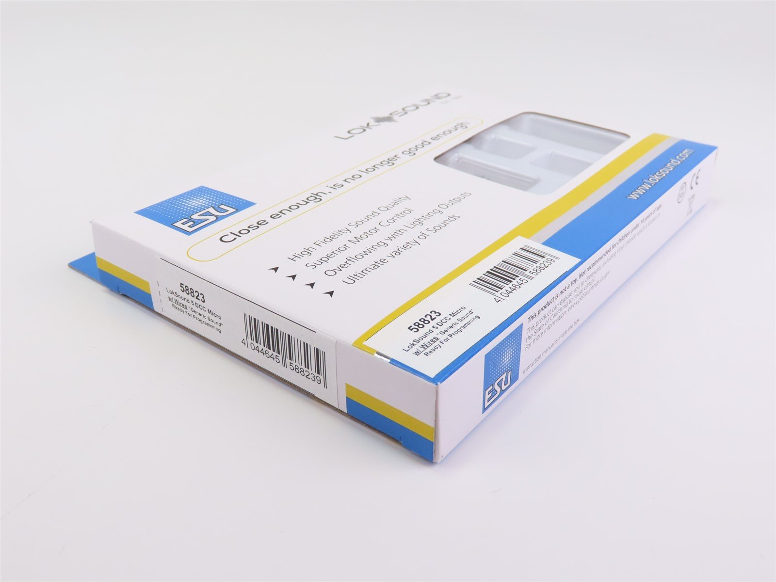 ESU LokSound 58823 V5 MICRO N / HO DCC Sound Decoder w/ Wires