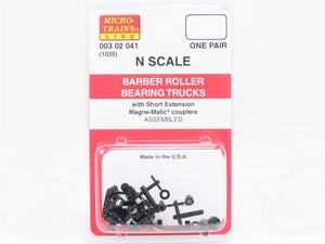 N Scale Micro-Trains MTL 00302041 (1035) Barber Roller Bearing Trucks 1 Pair