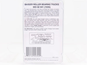 N Scale Micro-Trains MTL 00302041 (1035) Barber Roller Bearing Trucks 1 Pair