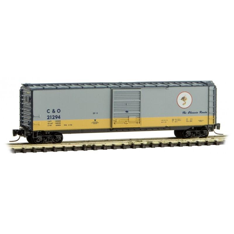Z Scale Micro-Trains MTL 50500424 C&amp;O Chesapeake Ohio 50&#39; Standard Box Car 21294