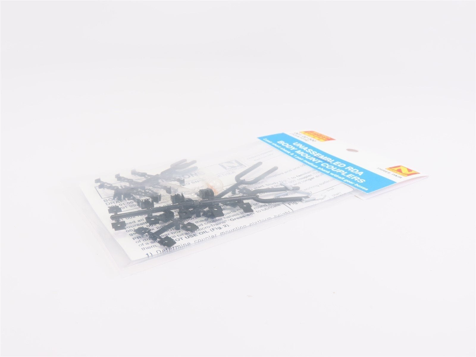 N Scale Micro-Trains MTL 00102000 Unassembled RDA Body Mount Couplers