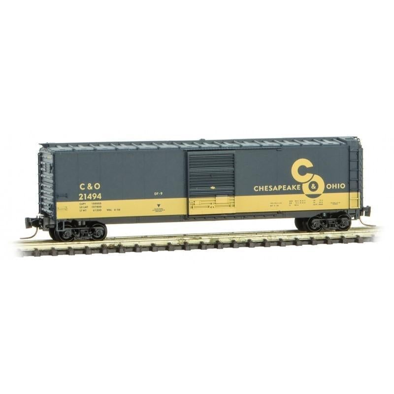 Z Scale Micro-Trains MTL 50500426 C&amp;O Chesapeake Ohio 50&#39; Box Car #21494 Cameo