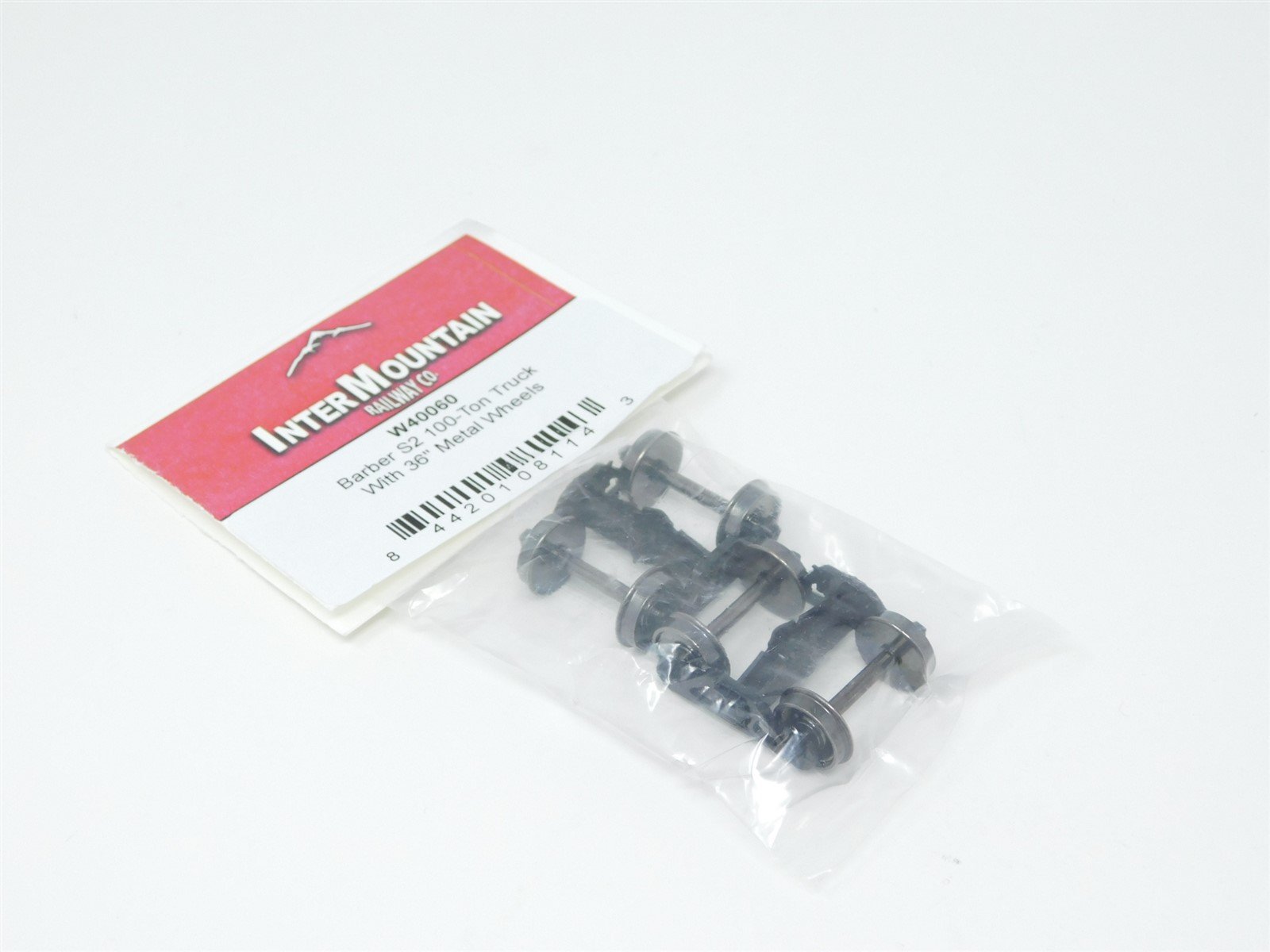 HO Scale InterMountain W40060 Barber S2 100-Ton Trucks w/36