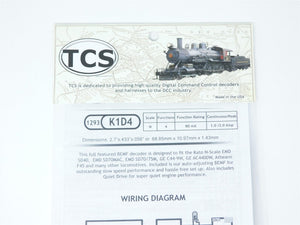 TCS 1293 K1D4 4-Function N Scale DCC Drop-in Decoder for Kato & Athearn Diesel