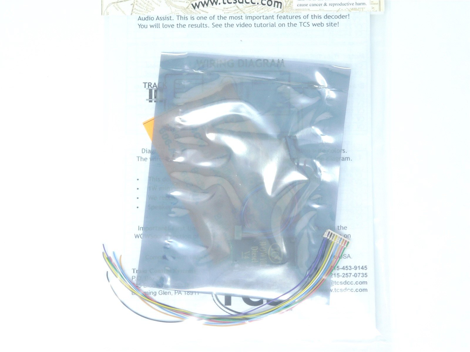 TCS 1530 WOW101 Diesel Universal DCC WOW Sound Decoder Version 4