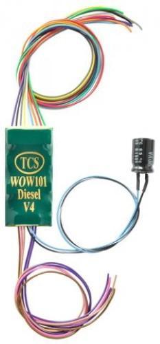 TCS 1530 WOW101 Diesel Universal DCC WOW Sound Decoder Version 4