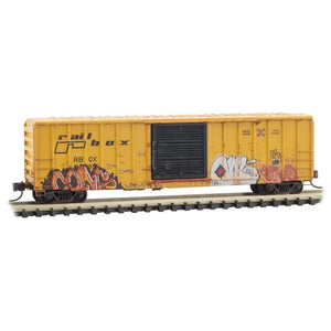 Z Scale Micro-Trains MTL 51045222 RBOX Railbox 50' Box Car #33095 Graffiti #9