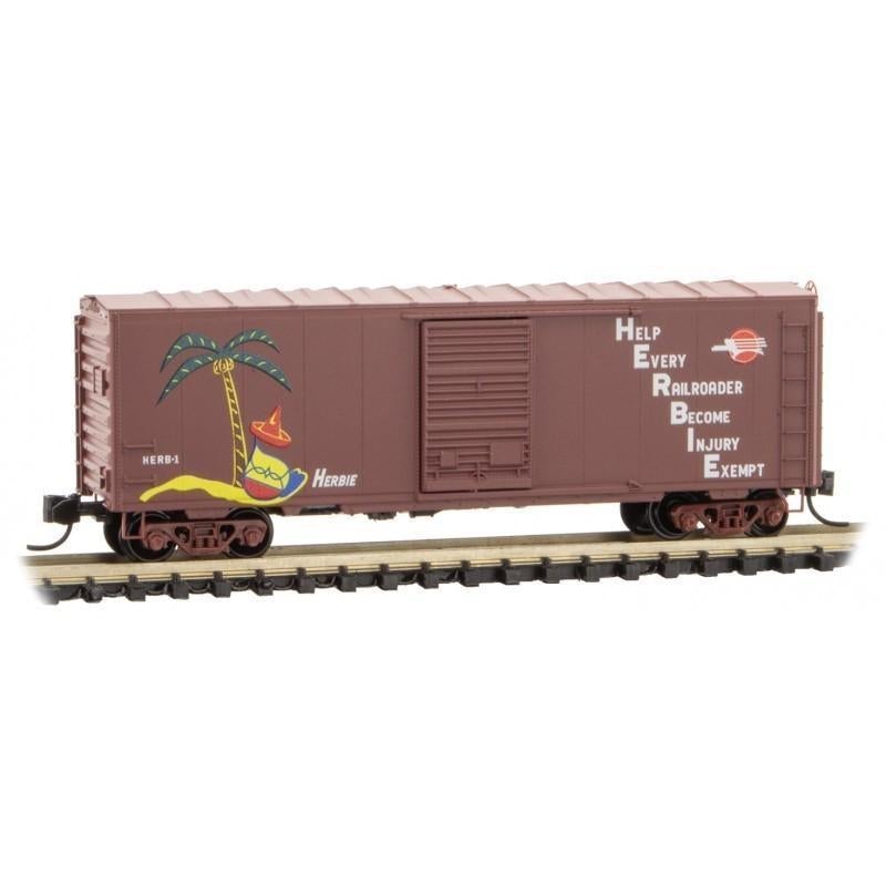N Scale Micro-Trains MTL 07300260 MP Missouri Pacific Herbie 40&#39; Box Car #HERB-1