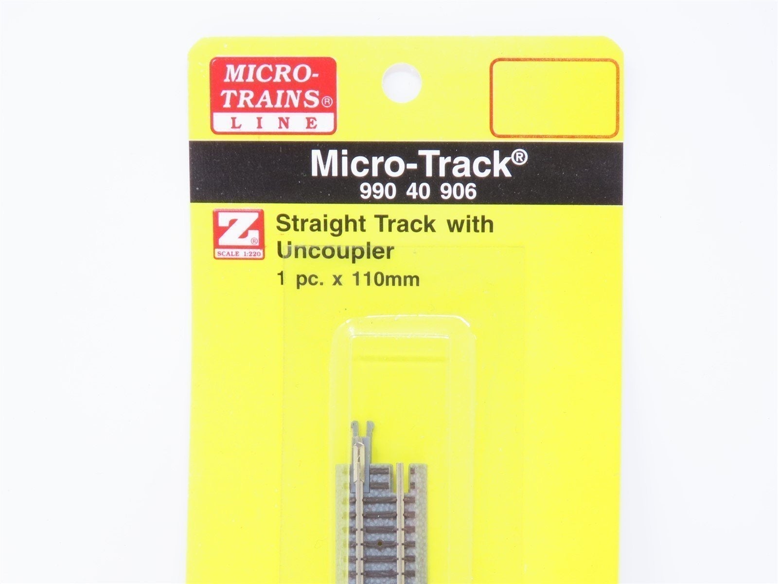 Z Scale MTL Micro-Trains 99040906 Straight Track 110mm w/ Uncoupler (1 piece)