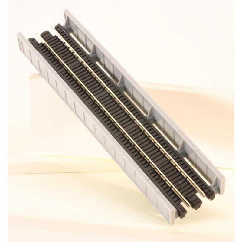 Z Scale MTL Micro-Trains 99040951 Girder Bridge (Gray sides w/ joiners) (1 ea)