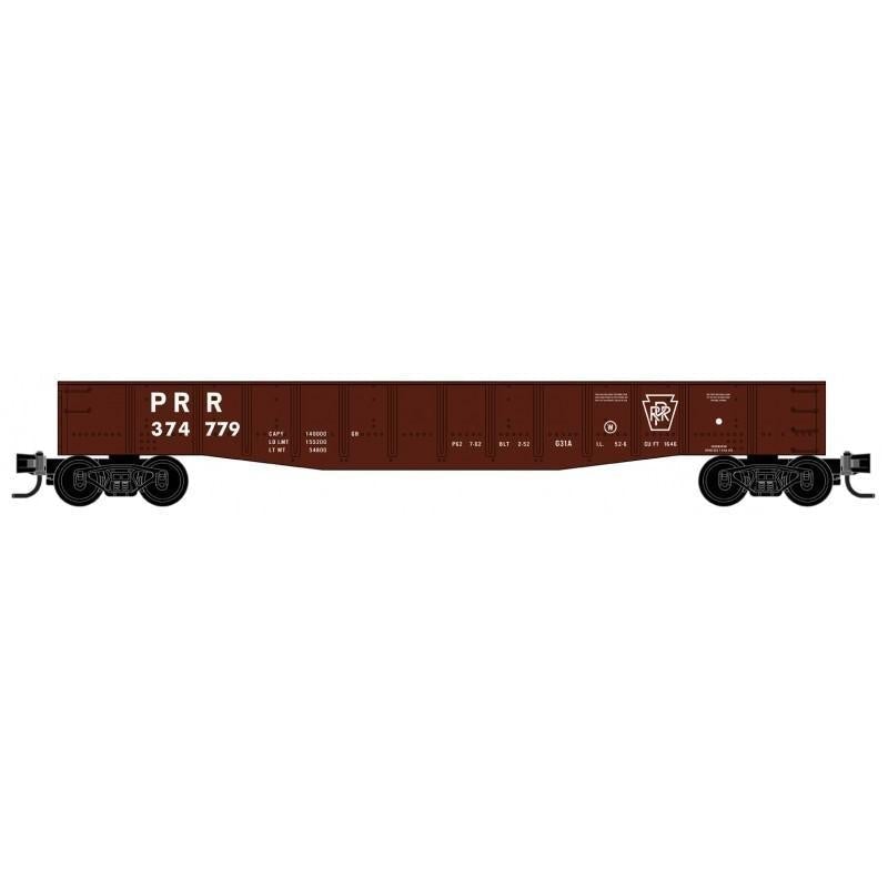 Z Scale Micro-Trains MTL 52200392 PRR Pennsylvania 50' Drop End Gondola #374779
