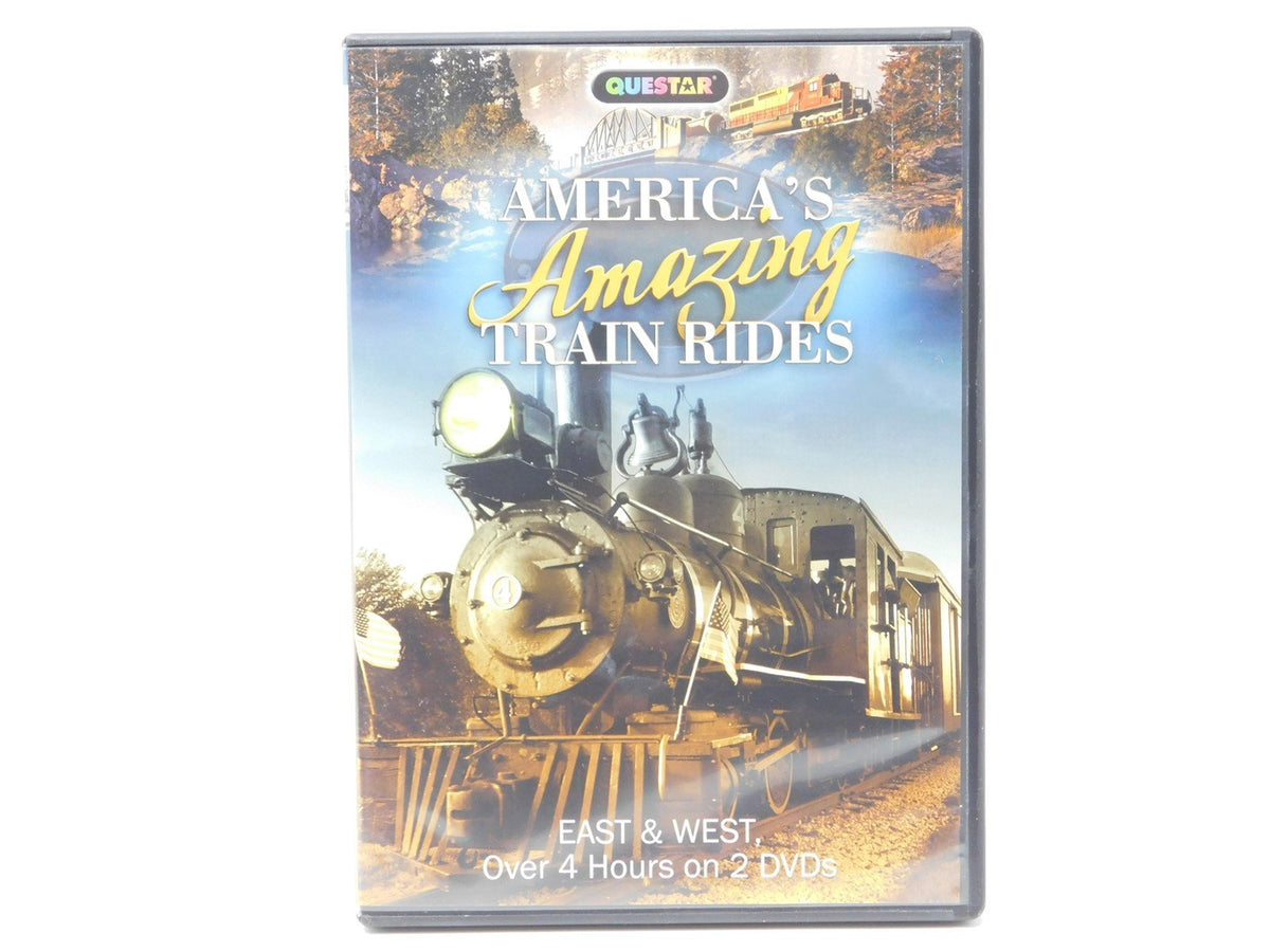 Questar DVD Railroad Video America&#39;s Amazing Train Rides - 2 Disc Set