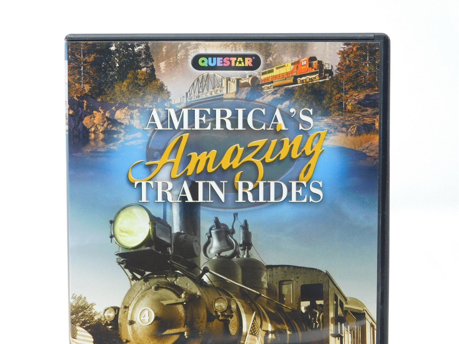 Questar DVD Railroad Video America's Amazing Train Rides - 2 Disc Set