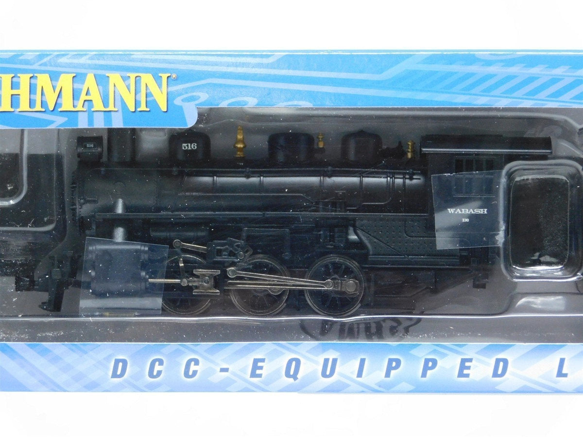 HO Scale Bachmann 51611 WABASH 0-6-0 Steam #516 w/ Smoke &amp; Lights DCC ON BOARD