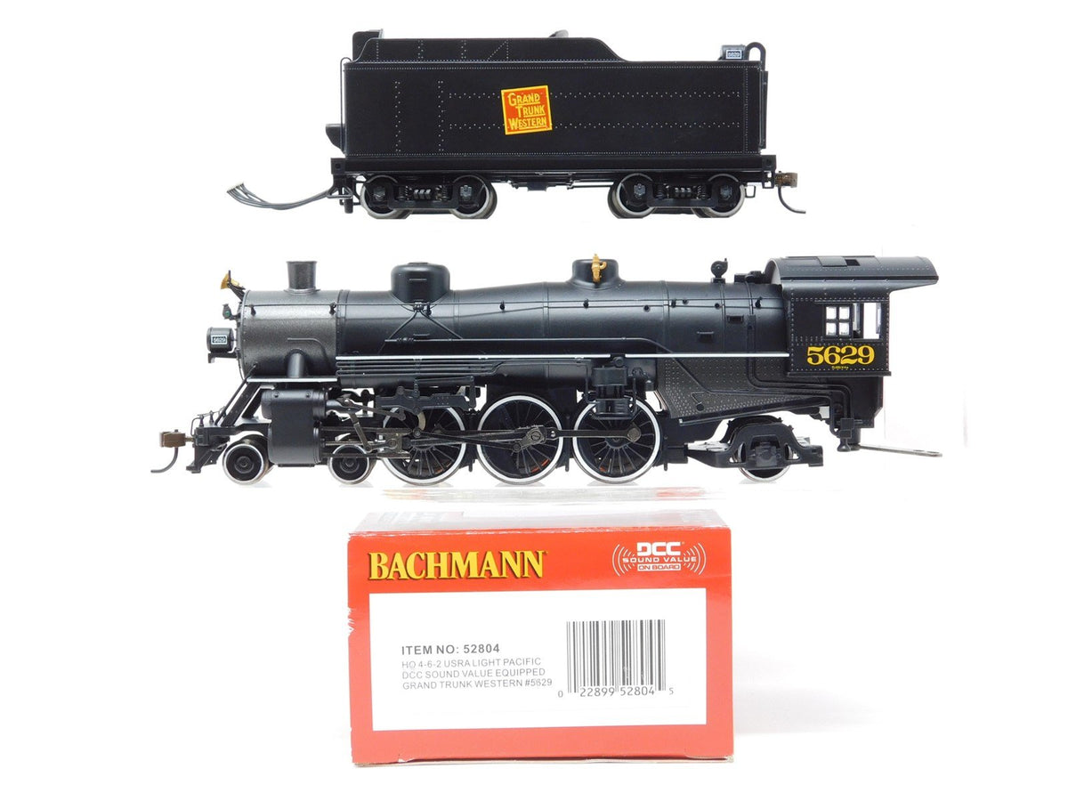 HO Scale Bachmann 52804 GTW Grand Trunk Western 4-6-2 Steam #5629 SOUND &amp; DCC