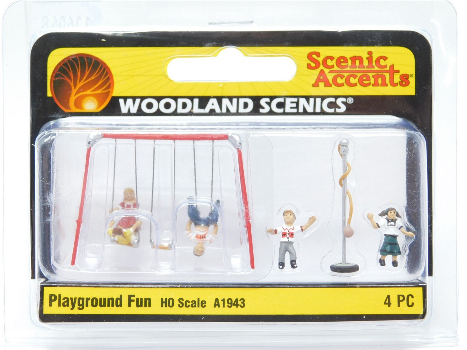 HO 1:87 Scale Woodland Scenics A1943 Playground Fun Scenery People Figures