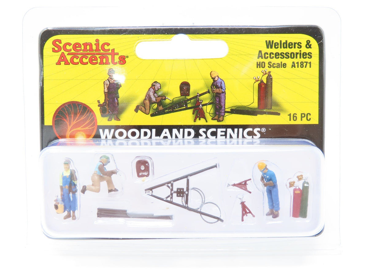 HO Scale Woodland Scenics A1871 Welders &amp; Accessories Scenery People Figures