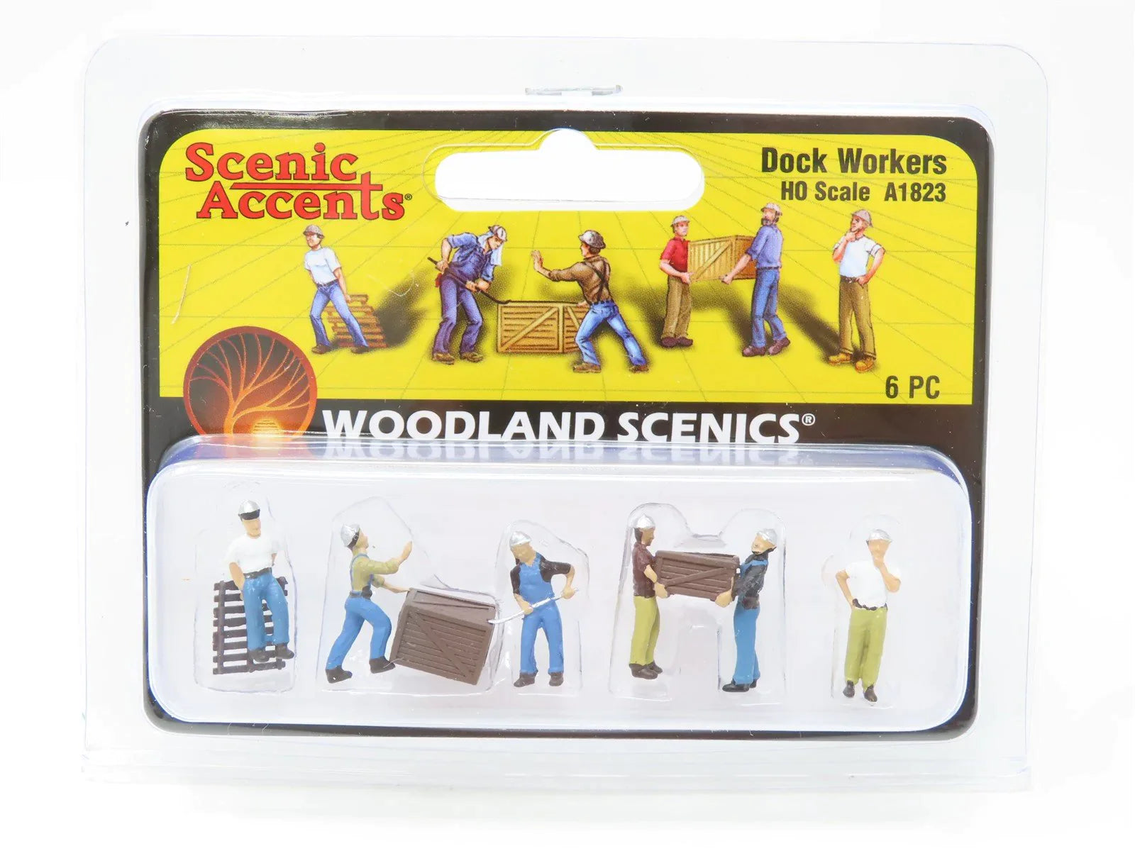 HO 1:87 Scale Woodland Scenics A1823 Dock Workers Scenery People Figures