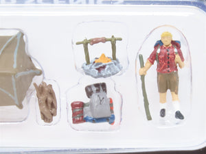 HO 1:87 Scale Woodland Scenics A1917 Campers Camping Scenery People Figures