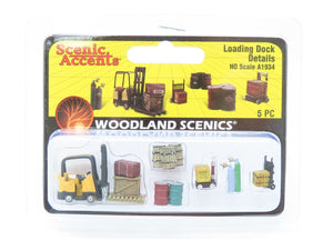 HO 1:87 Scale Woodland Scenics A1934 Loading Dock Details Scenery Set