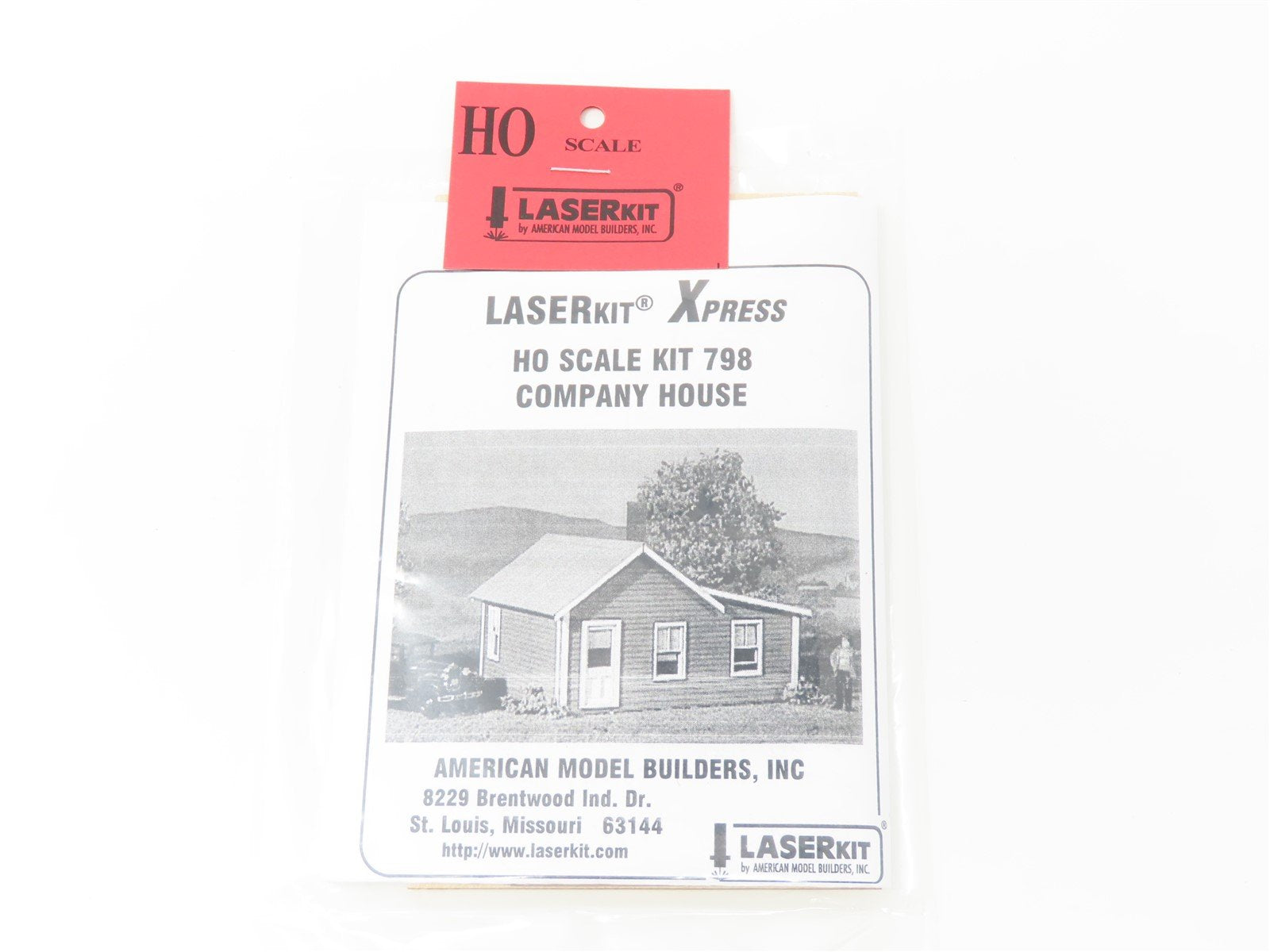 HO AMB American Model Builders Laser Kit #798 Company House Building Xpress Kit