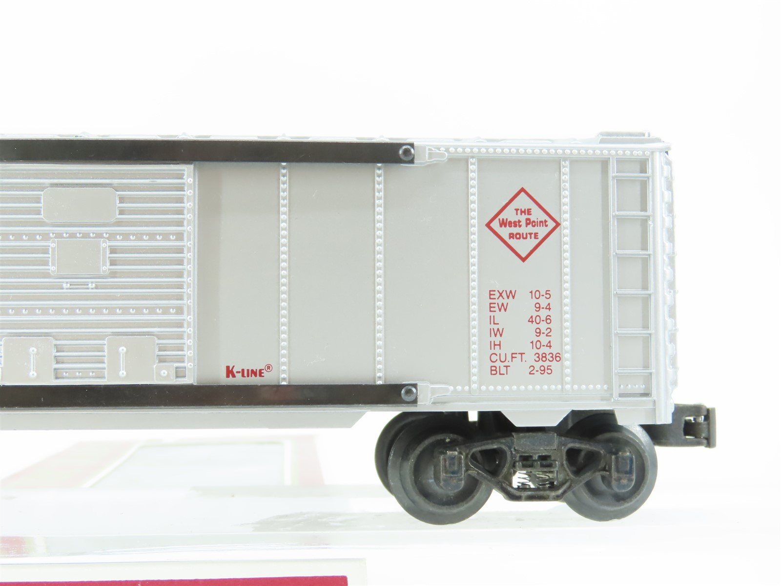 O Gauge 3-Rail K-Line K-649303 A&WP Atlanta & West Point Box Car #649303