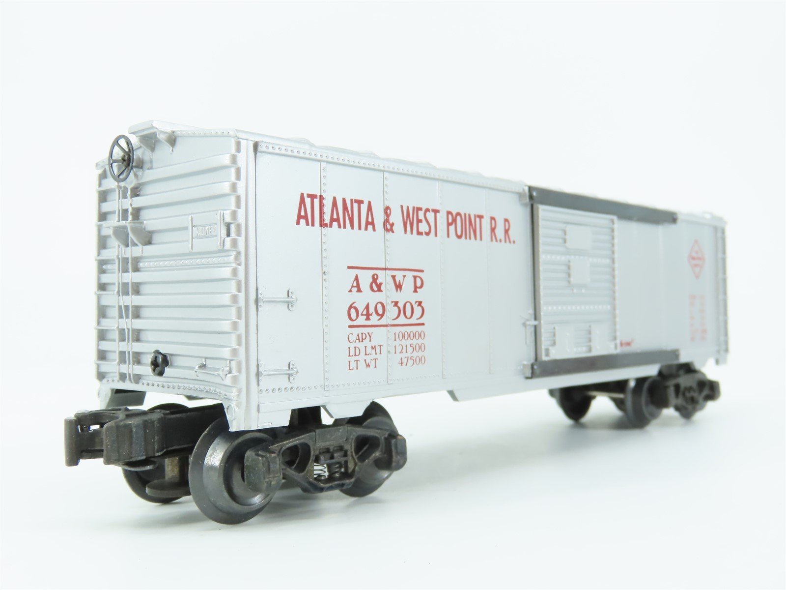 O Gauge 3-Rail K-Line K-649303 A&WP Atlanta & West Point Box Car #649303