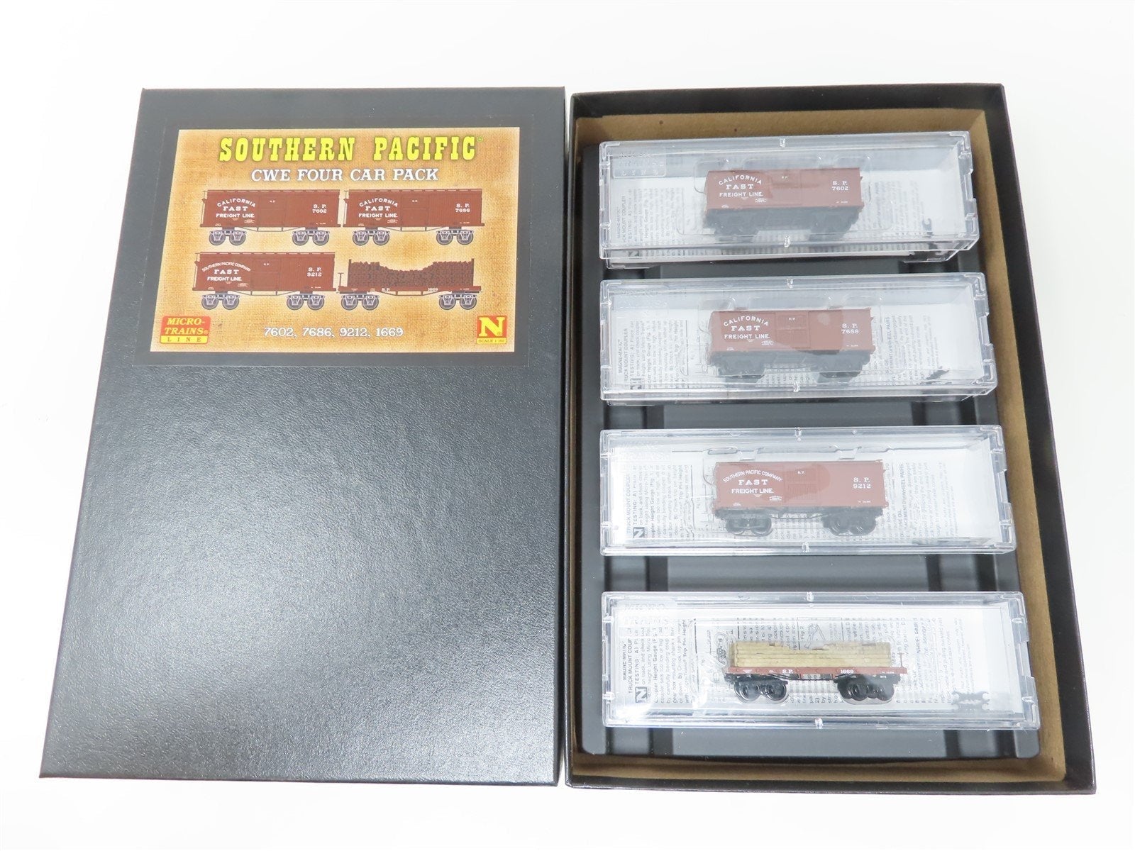 N Scale Micro-Trains MTL 99302160 SP Southern Pacific CWE Four Car Runner Pack