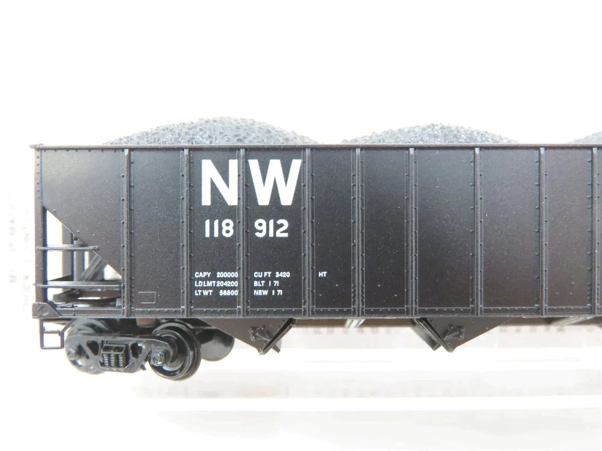 N Micro-Trains MTL 10800422 N&amp;W Norfolk &amp; Western 3-Bay Hopper w/ Load #118912