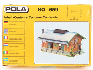 HO Scale Pola Model #659 Goods Shed Building Kit w/ Decals