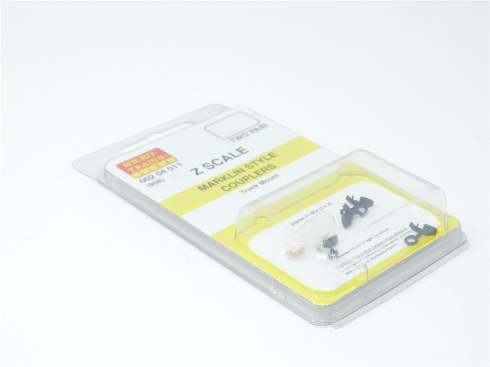 Z Scale Micro-Trains MTL 00204011 (908) Marklin Style Couplers - 2 PAIR