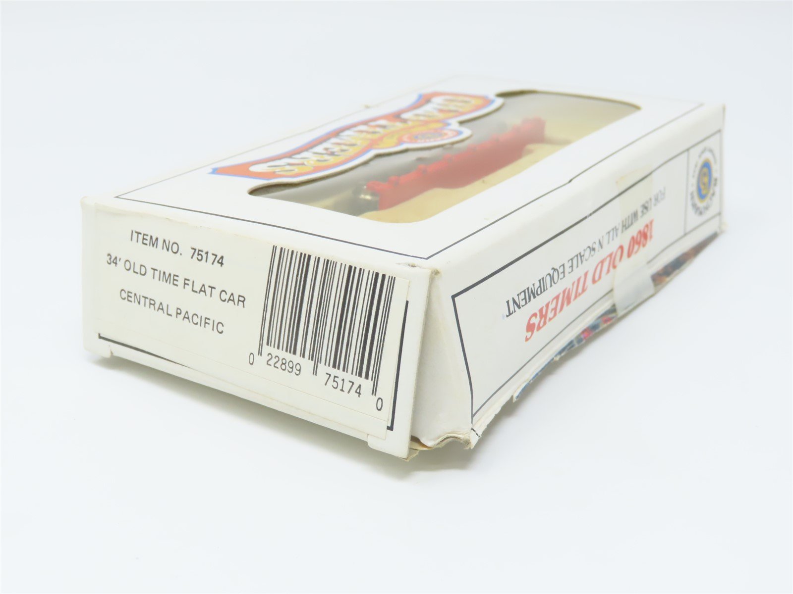 N Scale Bachmann 1860 Old Timers 75174 CPRR Central Pacific 34' Flat Car